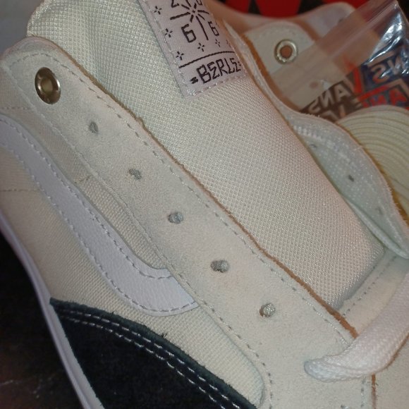 Vans Berle Pro Marshmallow Black Suede Canvas Men's 13 Rare VN0A3WKXKIG - Picture 5 of 11